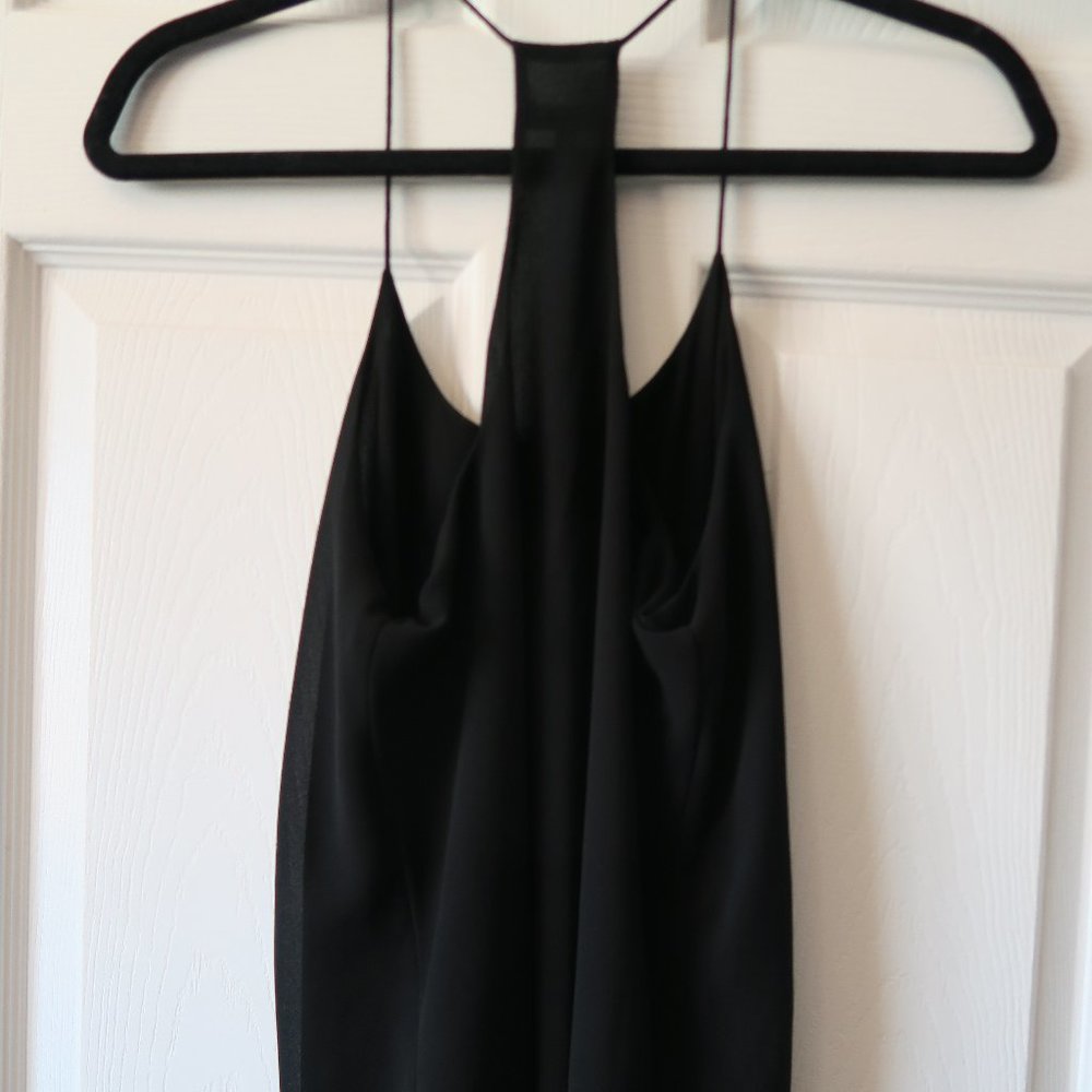 Black Sheer Tank Top
